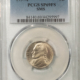 Jefferson Nickels 1942-P PROOF JEFFERSON NICKEL TY II, PCGS PR-66, SILVER!