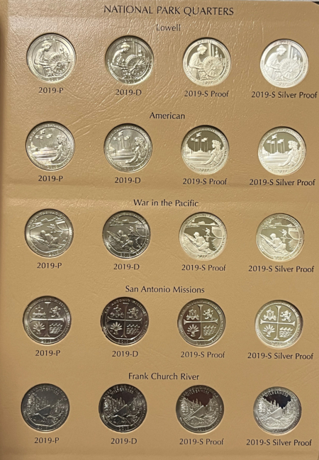 New Store Items 2010-19 WASHINGTON PARKS QUARTERS 200 COMPLETE SET P/D/S/SILVER + EXTRAS DANSCOS