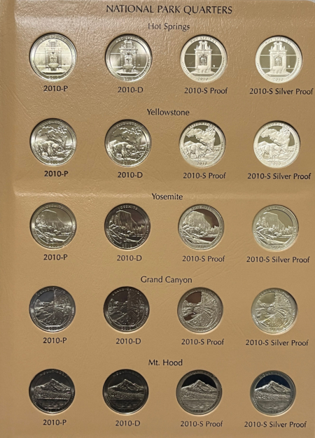 New Store Items 2010-19 WASHINGTON PARKS QUARTERS 200 COMPLETE SET P/D/S/SILVER + EXTRAS DANSCOS