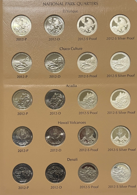 New Store Items 2010-19 WASHINGTON PARKS QUARTERS 200 COMPLETE SET P/D/S/SILVER + EXTRAS DANSCOS