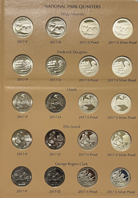 New Store Items 2010-19 WASHINGTON PARKS QUARTERS 200 COMPLETE SET P/D/S/SILVER + EXTRAS DANSCOS