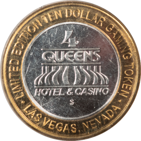 New Store Items FOUR QUEENS CASINO $10 GAMING TOKEN, LAS VEGAS NV – GEM!