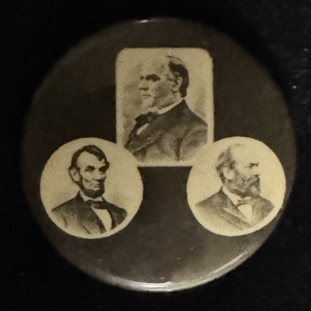 New Store Items WILLIAM MCKINLEY-GARFIELD-LINCOLN MARTYRED PRESIDENTS 1 1/4″ SEPIA BUTTON-SCARCE