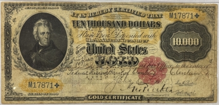 Large Gold Certificates 1900 $10,000 GOLD CERTIFICATE FR#1225g PMG VERY FINE 25, CANCELLED, RARE, RADAR